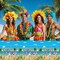 4 Pack Beach Theme Party Tablecloth Aloha Luau Hawaiian Birthday Table Cloth